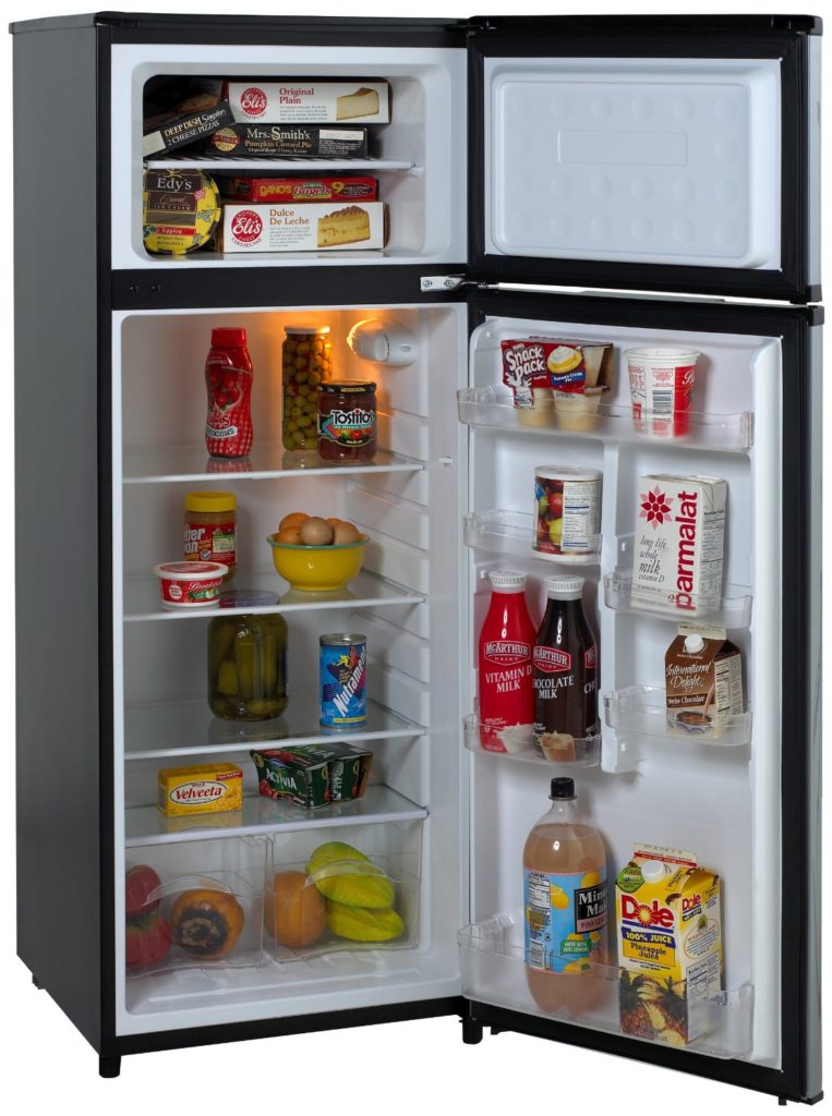 Avanti RA7316PST 2-Door Apartment Size Refrigerator,
