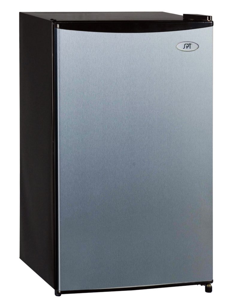 SPT RF-334SS Compact Refrigerator, 3.3 Cubic Feet, Stainless Steel ...