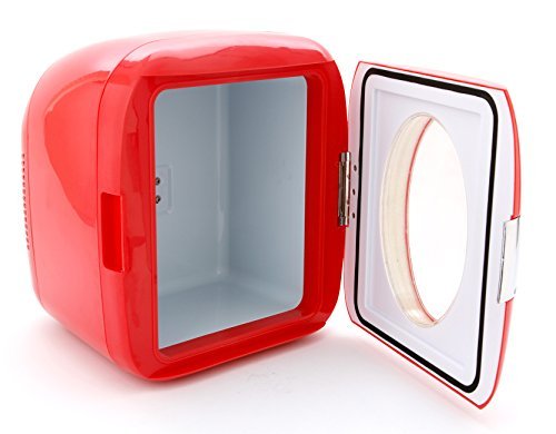 Vivitar 82123-RED-AMX 12 Can Mini Hot & Cold Refrigerator - Color May Vary