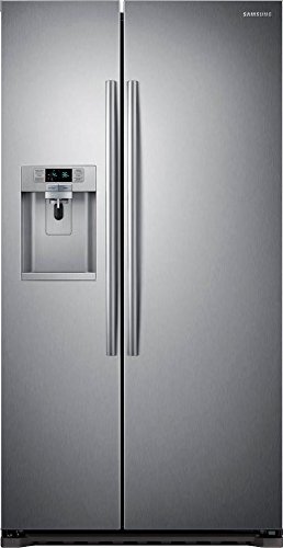 SAMSUNG RS27FDBTNSR Built-in Side by Side Refrigerator, 48-Inch, Stainless Steel
