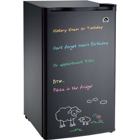 Igloo 3.2 cu. ft. Eraser Board, Flush-Back Design Mini Refrigerator, Model: FR326M-C-Black