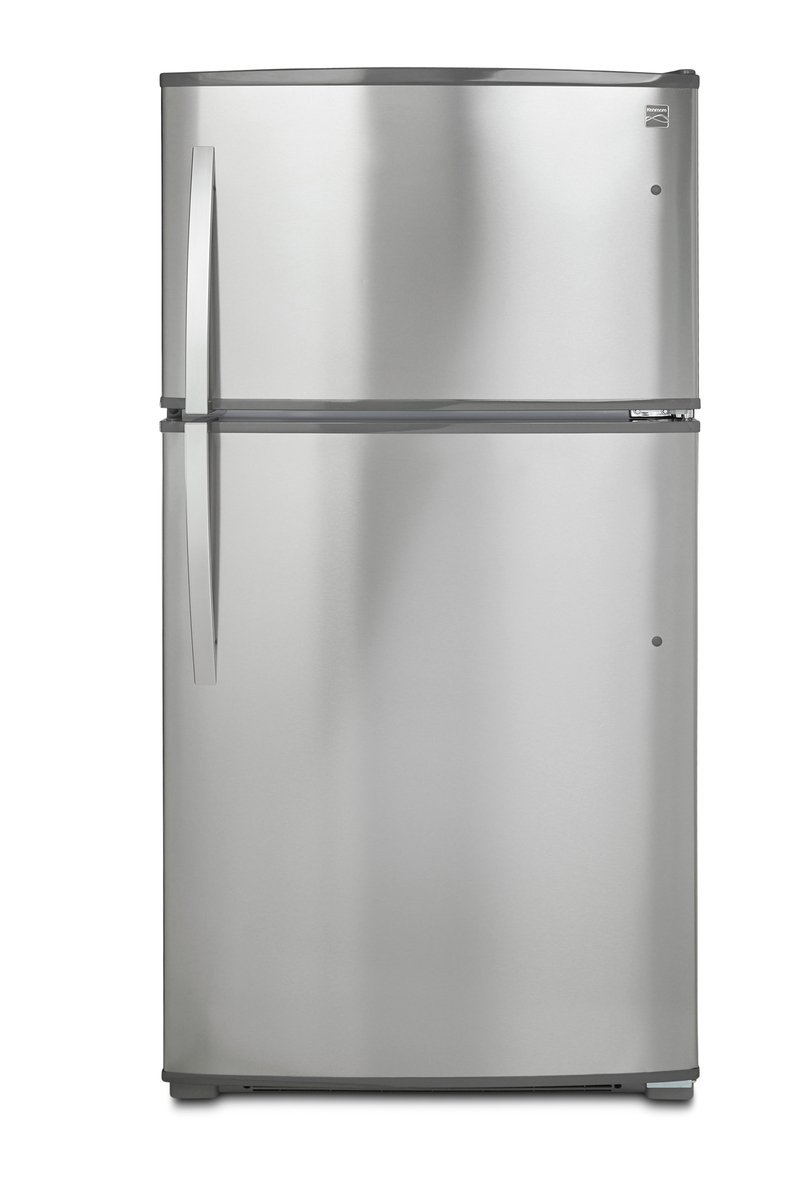 Kenmore 61215 20.8 cu. ft. Top-Freezer Refrigerator with LED Lighting in Stainless Steel with Active Finish, includes delivery and hookup (Available in select cities only)