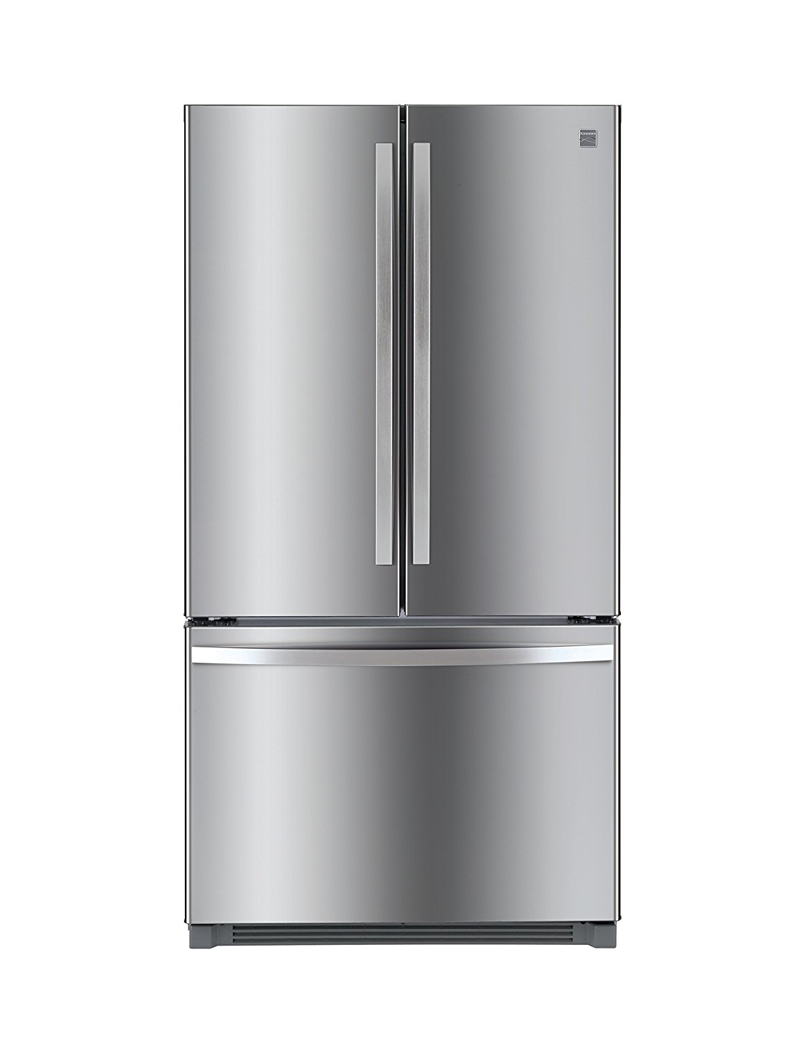 Kenmore 73025 26.1 cu. ft. Non-Dispense French Door Refrigerator in Stainless Steel with Active Finish, includes delivery and hookup (Available in select cities only)