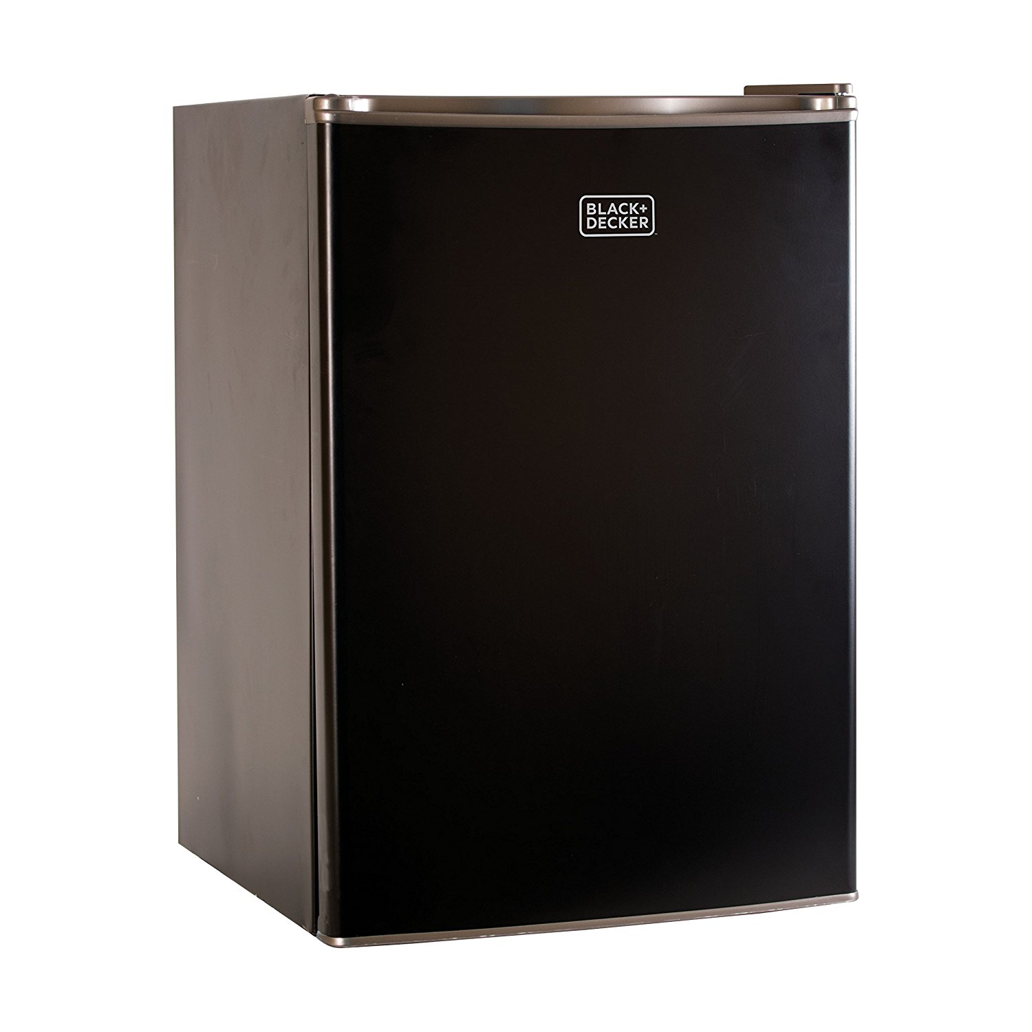 BLACK+DECKER BCRK25B Compact Refrigerator Energy Star Single Door Mini Fridge with Freezer, 2.5 Cubic Ft., Black