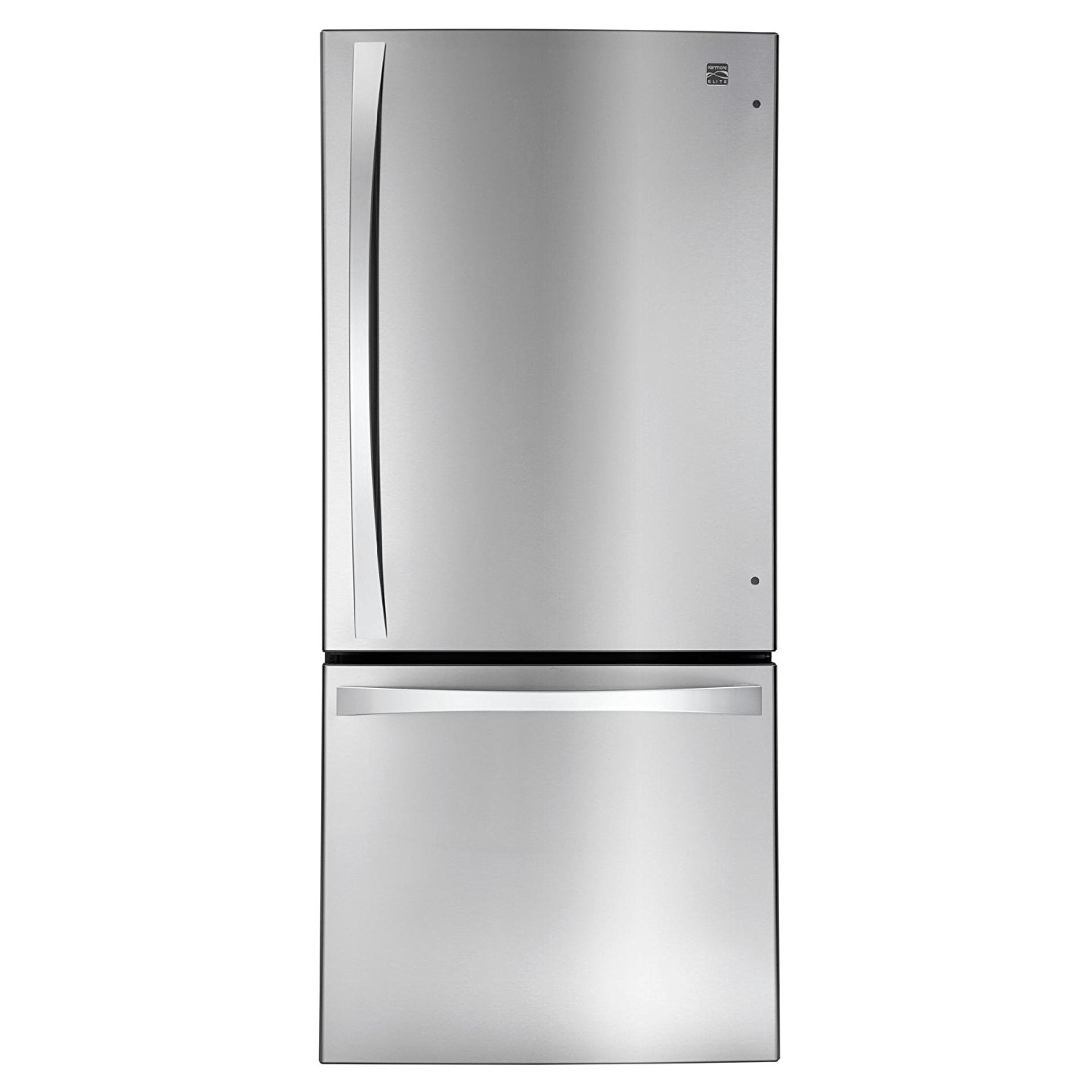 Kenmore Elite 79023 22.1 cu. ft. 2 Door Bottom-Freezer Refrigerator in Stainless Steel, includes delivery and hookup (Available in select cities only)