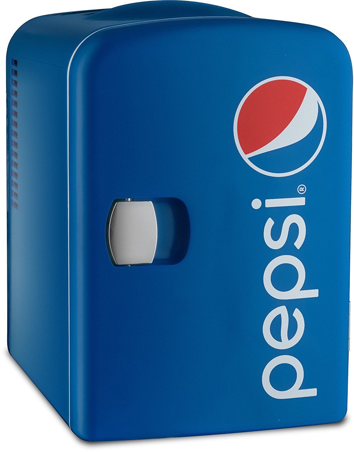 Pepsi GMF660 Portable 6 Can Mini Fridge Cooler and Warmer for Home, Office, Car or Boat AC & DC - Blue - 110V