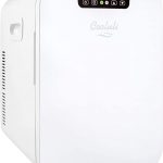 Cooluli Concord White 20 Liter Compact Cooler Warmer Mini Fridge for Bedroom