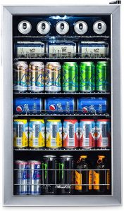 EUHOMY Beverage Refrigerator and Cooler, 126 Can Mini fridge with