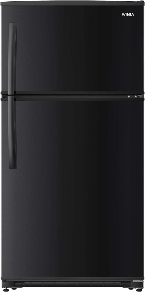 WTE21GSBCD 21 Cu. Ft. Top Mount Refrigerator - Black