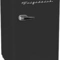FRIGIDAIRE EFR372-BLACK 3.2 Cu Ft Black Retro Compact Rounded Corner Premium Mini Fridge