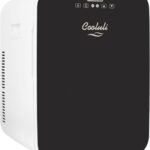 Cooluli 20 Liter Mini Fridge with Temperature Control - Black