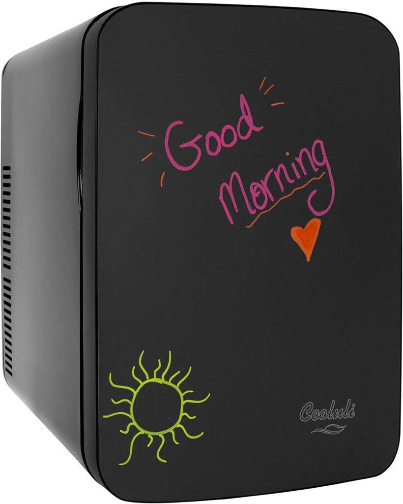 Cooluli 15L Mini Fridge with Magnetic Blackboard