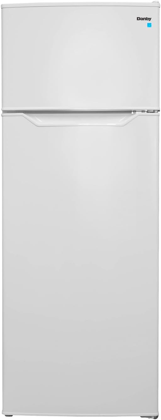 Danby DPF074B2WDB-6 7.4 cu ft. Apartment Size Fridge Top Mount in White