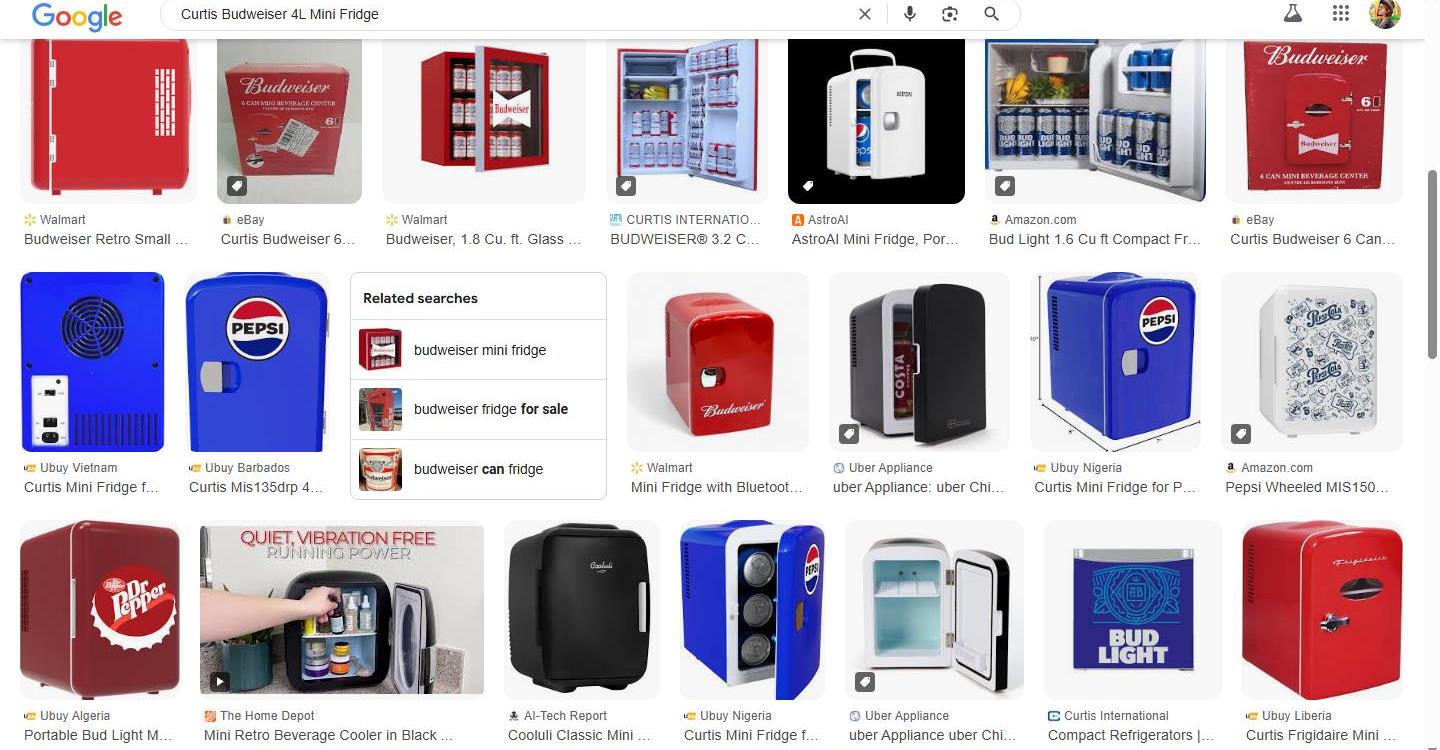 Mini Fridges Galore: Budweiser and More