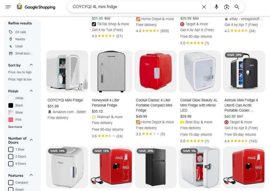 Search Results for COYCYQI 4L Mini Fridge
